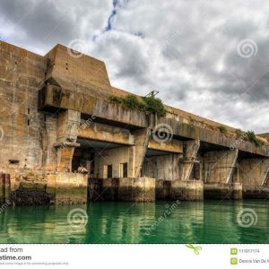 This is the original u-boat bunker now in 2022 lorient k-3, France.